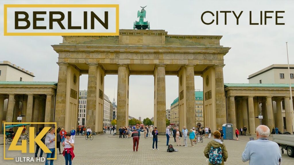 Discovering the City Life & Landmarks of BERLIN, Germany in 4K | Traveling Around Europe - Part #6